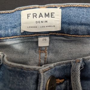 FRAME denim, size 26, light blue jeans